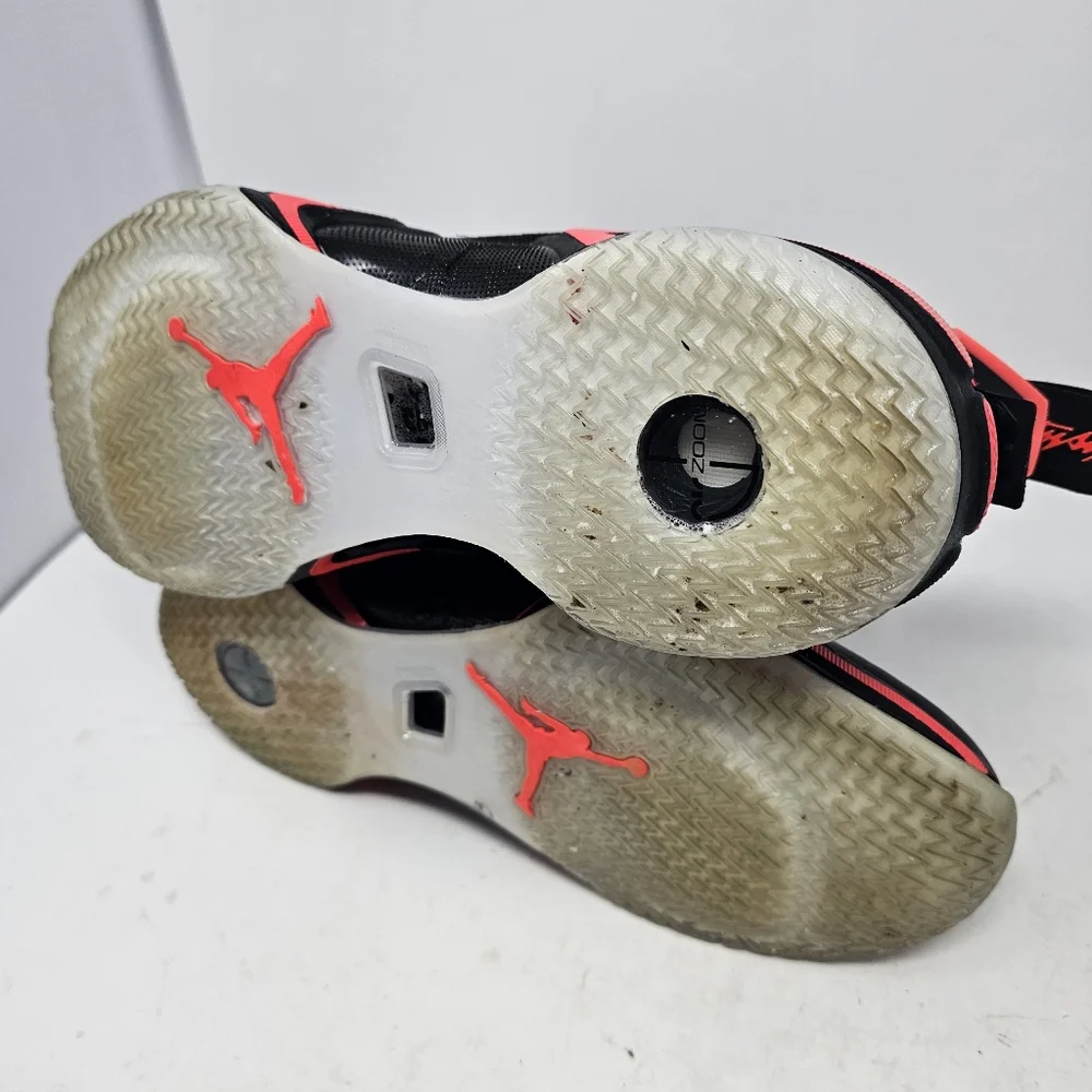Air Jordan 36 Black Infrared Men's Size‎ 8 No Box Black Red CZ2650-001.
